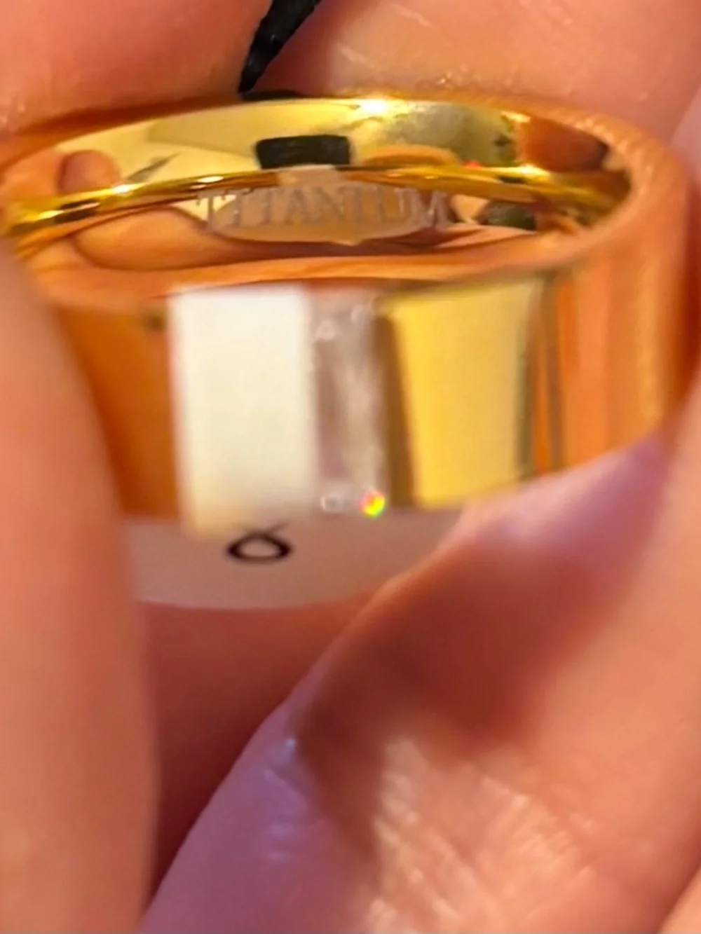 Men’s gold titanium